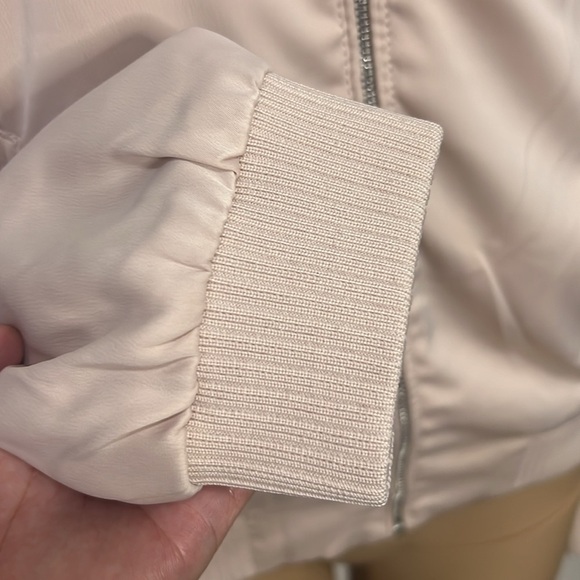 ZARA Trafaluc Outerwear Pearl Pink Jacket Medium - Picture 4 of 10